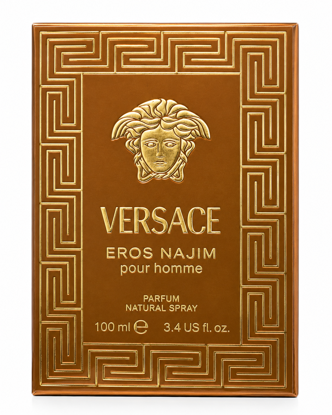 Versace Eros Najim Parfum 100ml – Warm & Spicy Amber Woody Fragrance for Men